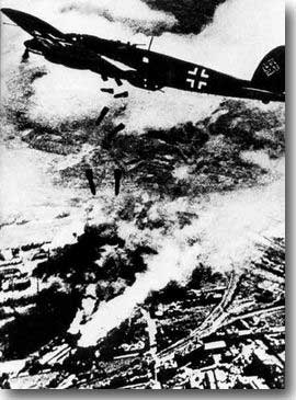 German bombers during seige of Warsaw 1st. September -1st. October 1939