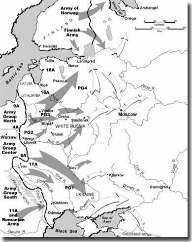 Operation Barbarossa, Germany attacks Russia, June 1941