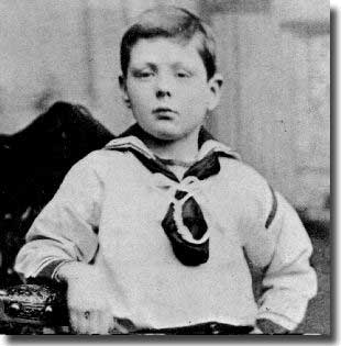 Churchill as a youngster