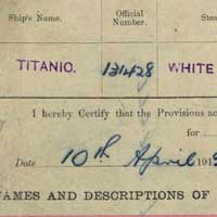 Titanic Passenger List - click to read the article