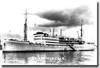 Belgian Trooper SS Leopoldville, sunk by U-486 - click to read more