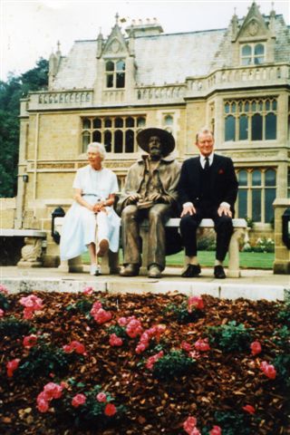 Mark, Lord Tennyson with Belinda Norman-Butler