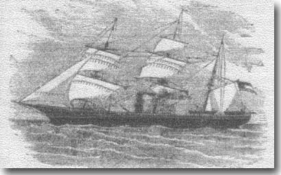 CSS Sumter, the first Confederate Armed Cruiser to go to sea.