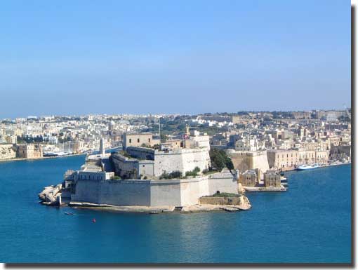 View of Malta and the Grand Harbour