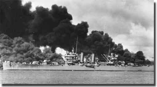 USS Phoenix at Pearl Harbor