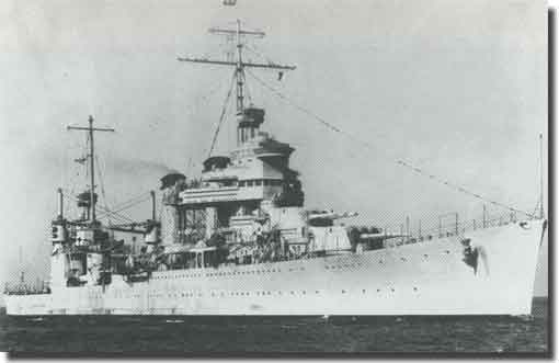 USS Quincy sunk at Savo