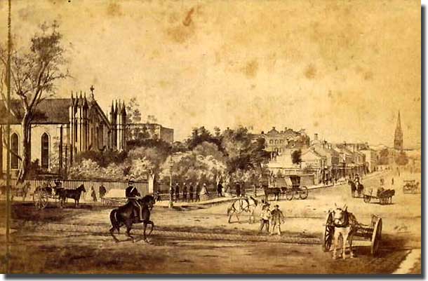 Picture of St.Francis Church Melbourne 4th. October 1841